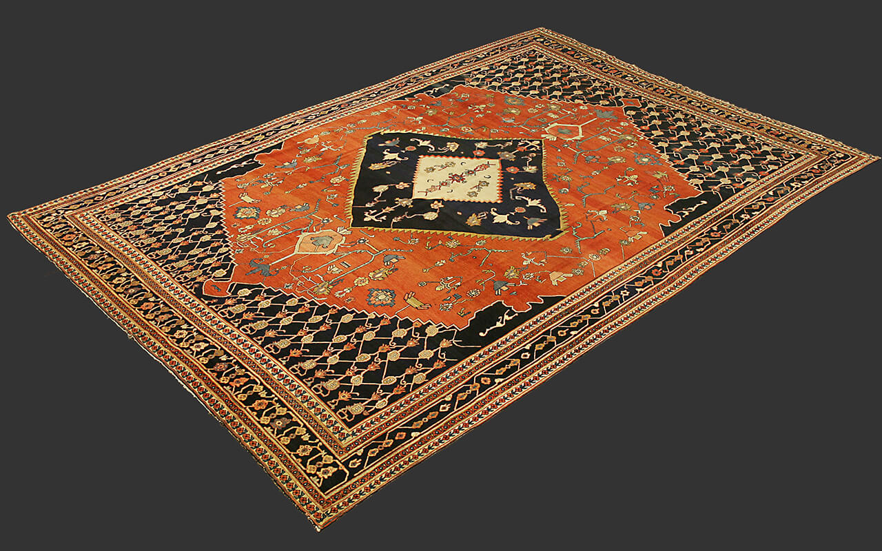 Antique Persian Serapi/Senneh Carpet n°:48458688